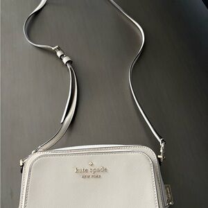 kate spade Light Gray Crossbody Bag